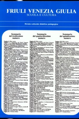 Friuli Venezia Giulia Scuola e Cultura - Vol. III