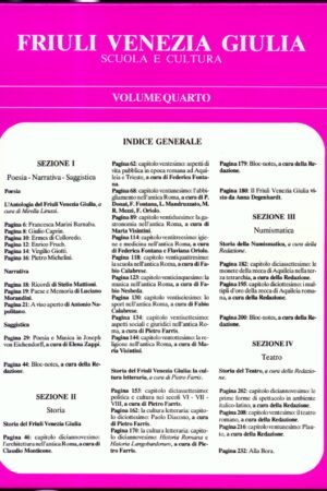 Friuli Venezia Giulia Scuola e Cultura - Vol. IV
