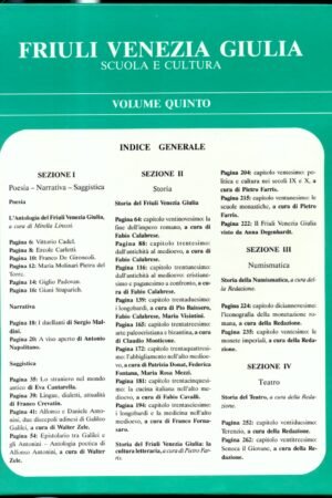 Friuli Venezia Giulia Scuola e Cultura - Vol. V
