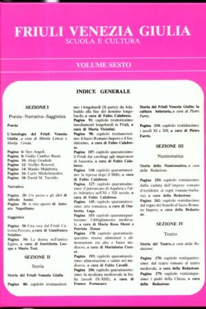 Friuli Venezia Giulia Scuola e Cultura - Vol. VI
