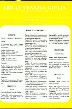 Friuli Venezia Giulia Scuola e Cultura - Vol. VII