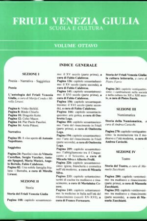 Friuli Venezia Giulia Scuola e Cultura - Vol. VIII